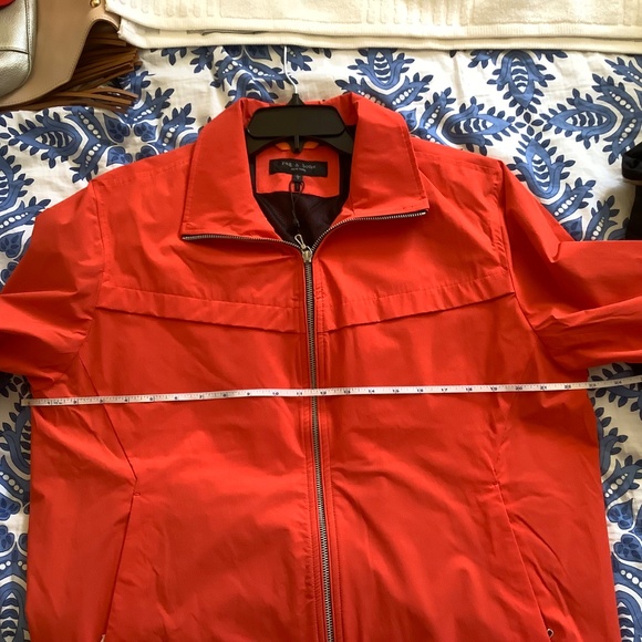Rag & Bone Pursuit Grant Jacket Blood Orange SZ Large - Picture 16 of 16
